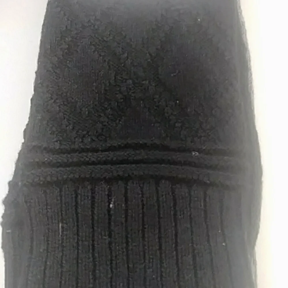 Goodfellow & Co Men's Boot Thick Winter Crew Socks, 2-pack Black/Grey, Size L